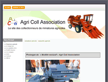 Tablet Screenshot of agri-coll-association.com